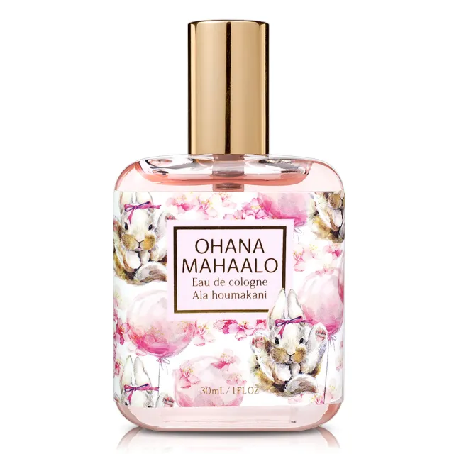 【OHANA MAHAALO】雪兔寒櫻輕香水30ml(專櫃公司貨)