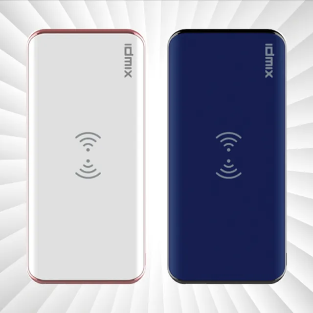 【idmix】Power Mint 8000 QC3.0 無線充電行動電源Q8(PD+QC3.0+無線充電)