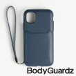 【BodyGuardz】iPhone 11 Pro Max Accent Wallet(卡槽頂級真皮軍規殼 - 深藍)
