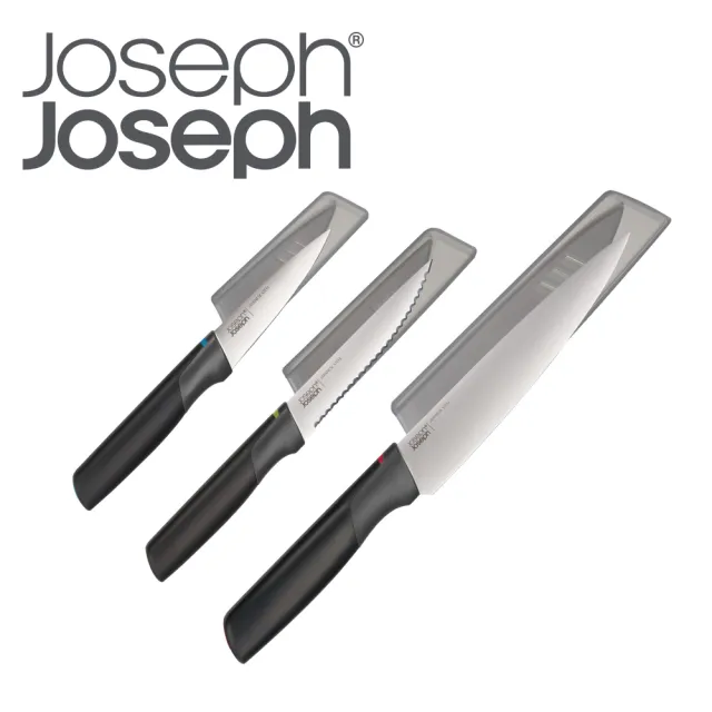 【Joseph Joseph】不沾桌不鏽鋼刀具3件組