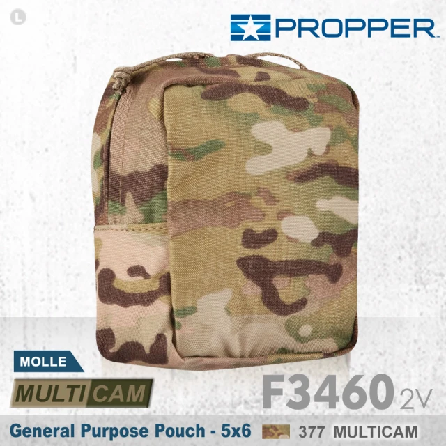 【Propper】General Purpose Pouch 各式包款 F3460_2V_377(5x6 MULTICAM 多用途收納包)