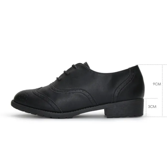 【FUFA Shoes 富發牌】牛津百搭質感低跟鞋-白 FE77(女鞋/牛津鞋/樂福鞋/面試鞋)