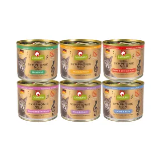 【Granatapet 葛蕾特】交響樂 低溫慢燉主食貓罐 200g*12罐組(貓主食罐、全齡貓)