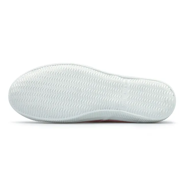 【FUFA Shoes 富發牌】素面懶人鬆緊休閒鞋-米/灰/粉/黃/深藍 1A43(平底鞋/懶人鞋/布鞋)