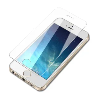 iPhone 5 5s 5c SE 保護貼手機高清透明非滿版9H玻璃鋼化膜(iphonese鋼化膜 iphonese保護貼)