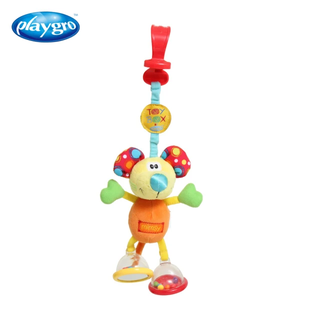 【Playgro 培高】叮噹鼠吊飾玩具