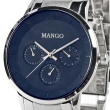 【MANGO】都會雅痞時尚腕錶(深藍/36mm)