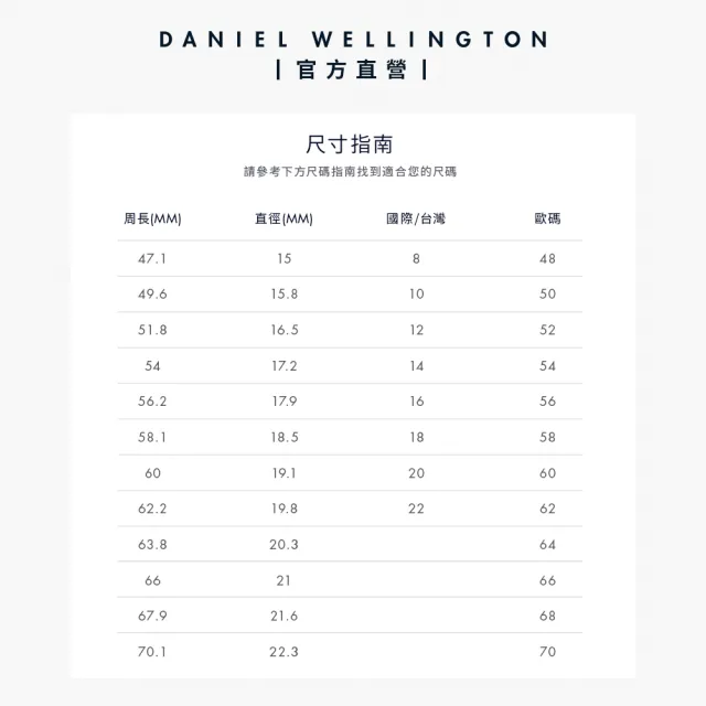 【Daniel Wellington】DW 戒指 Emalie 經典雙色戒指(兩色 DW00400039)