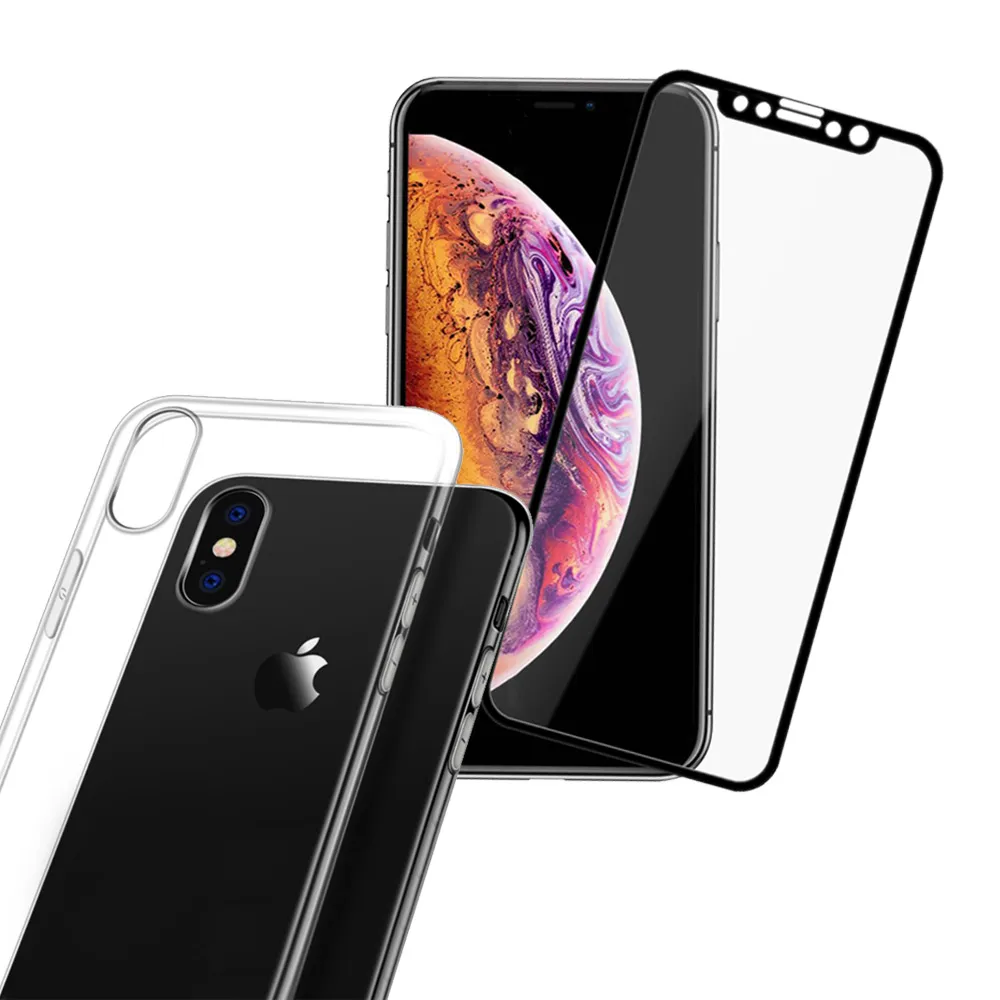 iPhone XR 保護貼手機透明9H鋼化膜手機鏡頭膜(iPhoneXR保護貼 XR鋼化膜)