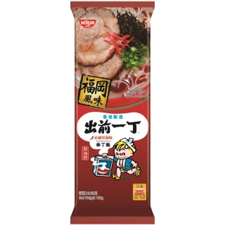【即期品】NISSIN 日清 出前一丁棒丁麵赤豬骨湯味拉麵 微辣180g(日式拉麵)