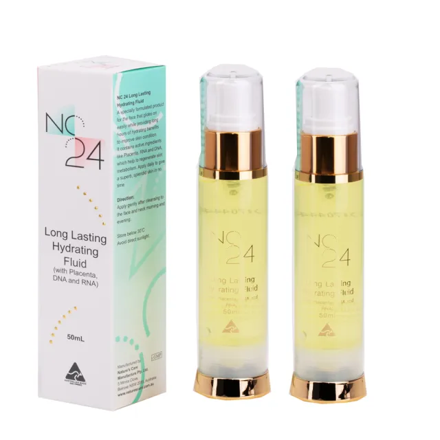 【Natures Care】長效保濕胎盤素精華露(2 入組  50ml/瓶) 即期品-2027年9月到期