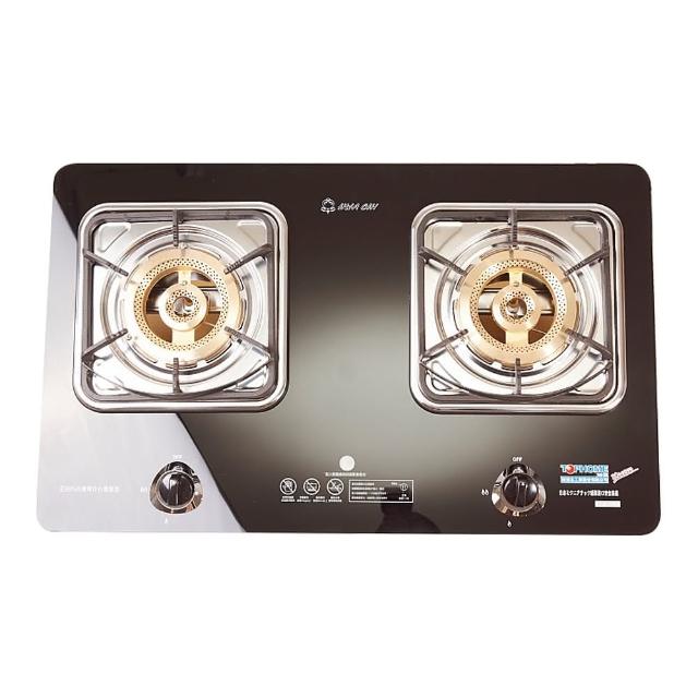 【TOPHOME 莊頭北工業】玻璃檯面內焰瓦斯爐(AS-6603 NG1/LPG 含基本安裝)