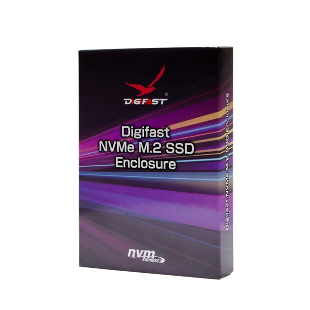 【DIGIFAST 迅華】M.2 NVMe SSD to USB 3.1 Type C 外接盒 - 霧面黑