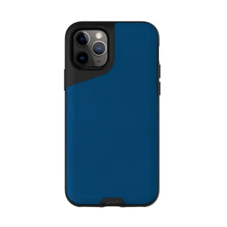 【Mous】Contour 天然材質防摔保護殼-沉藍皮革(iPhone 11 Pro 5.8吋)