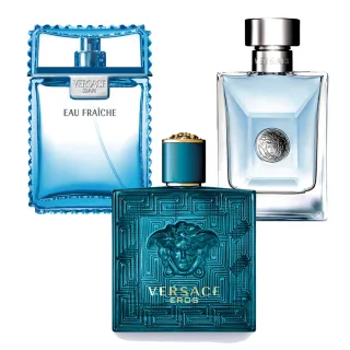 【VERSACE 凡賽斯】雲淡風輕+經典男+艾諾斯•愛神(5ml 3入組合 專櫃公司貨)