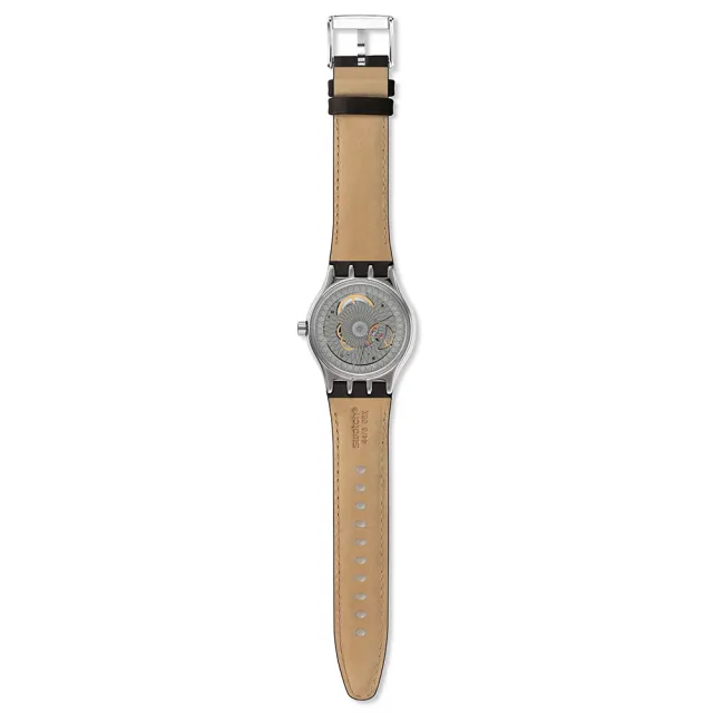 【SWATCH】51號星球機械錶 PETITE SECONDE BLACK 小秒針-黑色 手錶 瑞士錶 錶(42mm)