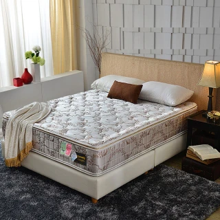 【睡芝寶】正四線-冰晶COOL涼感+側邊強化+蜂巢獨立筒床墊(雙人5尺-護腰床-正反可睡)
