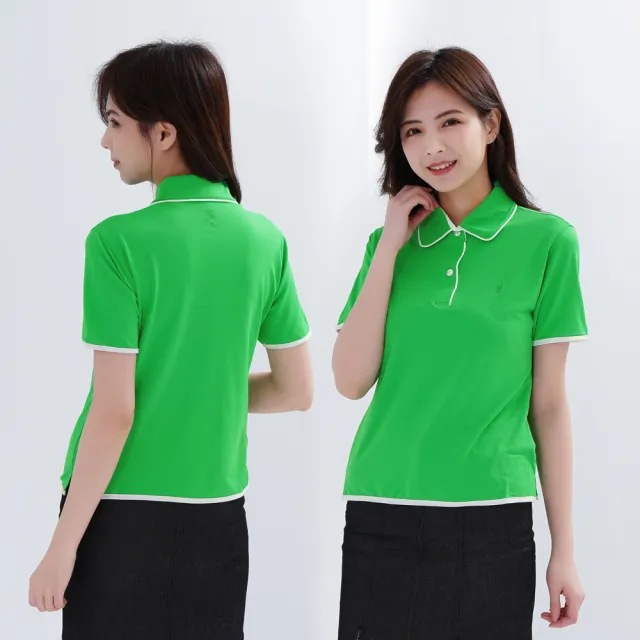 【遊遍天下】MIT台灣製女款抗UV防曬涼感吸濕排汗機能POLO衫(M-3L)