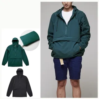 【United Athle】機能可收納口袋連帽風衣 日系夾克(oversize 防撥水 連帽外套)