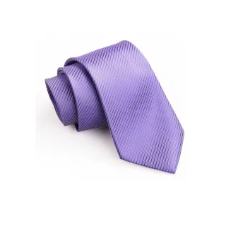 【拉福】斜紋6cm中窄版領帶防水手打領帶-手打(淡紫)