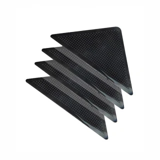 【E.dot】地墊地毯防滑墊貼片三角墊止滑貼 4入/組