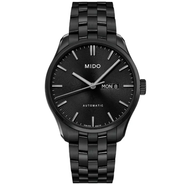 【MIDO 美度】官方授權 Belluna Sunray 皇家艾爾伯特機械錶-42.5mm 送禮 禮物 推薦(M0246303305100)