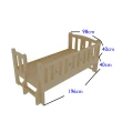 【HA Baby】松木實木拼接床 標準單人 長196寬100高40 三面有梯款(延伸床、床邊床、嬰兒床、兒童床   B s)