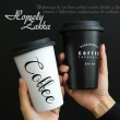 【Homely Zakka】都會簡約矽膠飲用杯蓋304不鏽鋼杯/飲料杯/咖啡隨行杯480ml