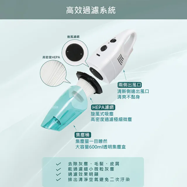 【Kolin 歌林】直立手持兩用吸塵器(KTC-SD1921)【年度CP值最高 月銷破千台！！！】