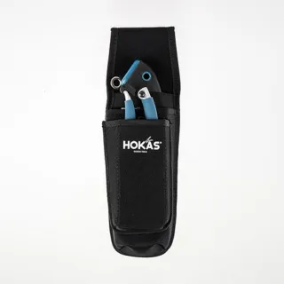 【HOKAS】多功能耐磨兩入工具袋 台灣製(剪定鋏套 工具套 收納套 工具袋 腰包 加厚帆布 水電腰包 S413)