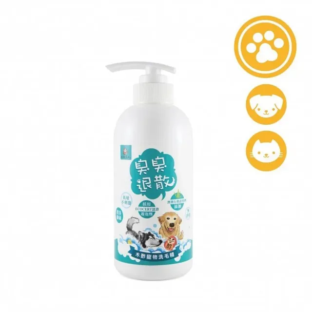 【木酢達人】木酢寵物洗毛精 490g±2%-2入組(寵物沐浴乳)
