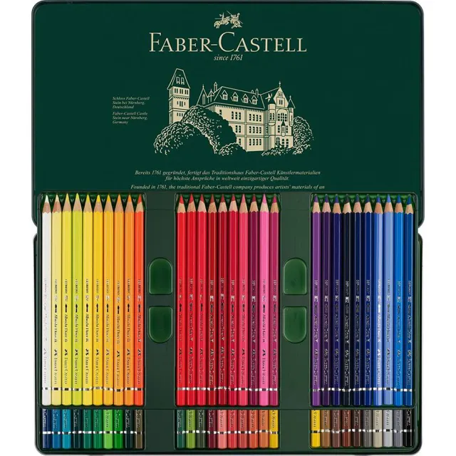 【Faber-Castell】藝術級60色水性色鉛筆117560(開學 文具 畫畫 美術 寫生 禮物)