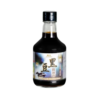 【菇王】有機黑豆醬油露300ml(全素)