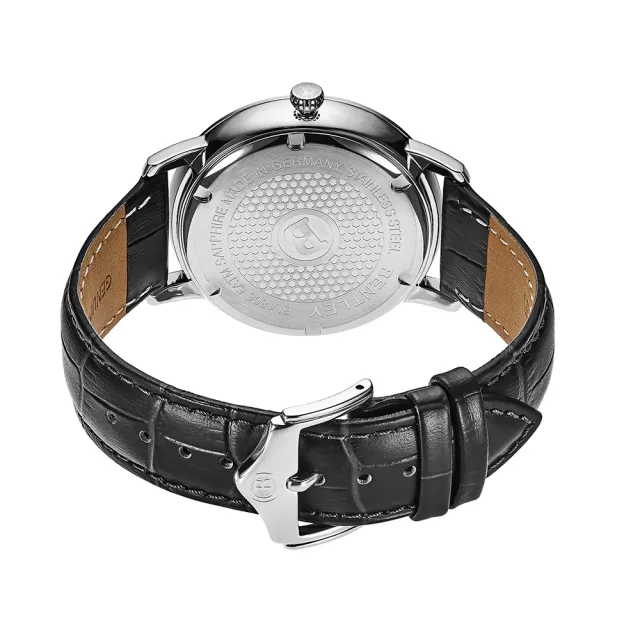 【Bentley 賓利】卓越系列 超越極限手錶(銀/黑 BL1806-10MWWB)