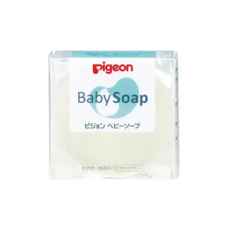 【Pigeon 貝親】透明香皂(1入+收納盒)