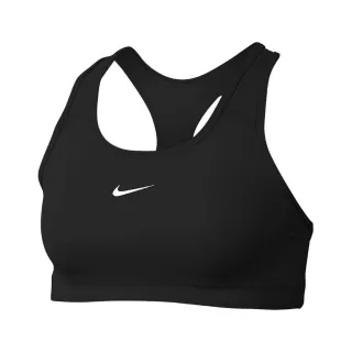 【NIKE 耐吉】運動內衣 1-Piece Pad Bra 女款 中度支撐 健身 重訓 瑜珈 鄧紫棋 黑 白(BV3637-010)