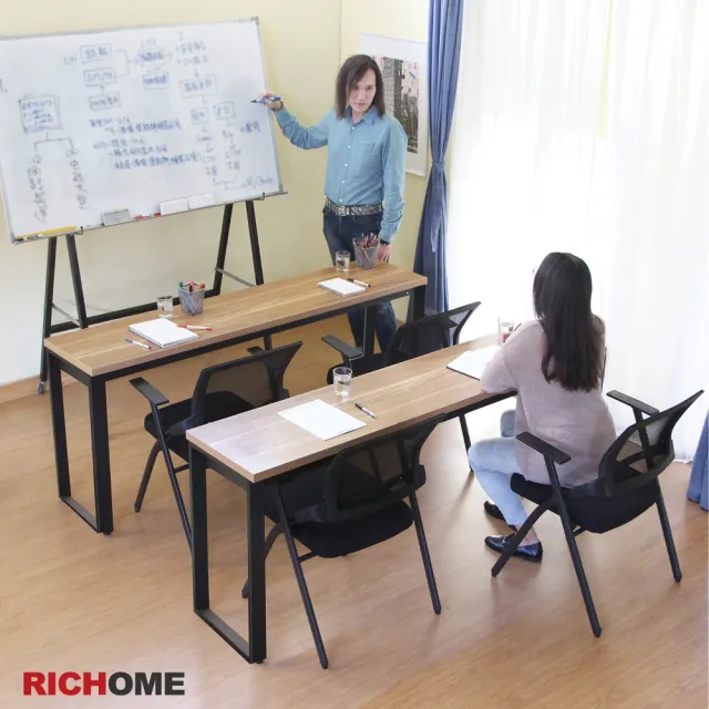 【RICHOME】杜克180CM40CM工作桌/電腦桌/辦公桌/會議桌/長桌/書桌(辦公室首選)