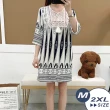 【LANNI 藍尼】現貨 波西米亞風格寬鬆連身裙※(M-2XL/售完不補)