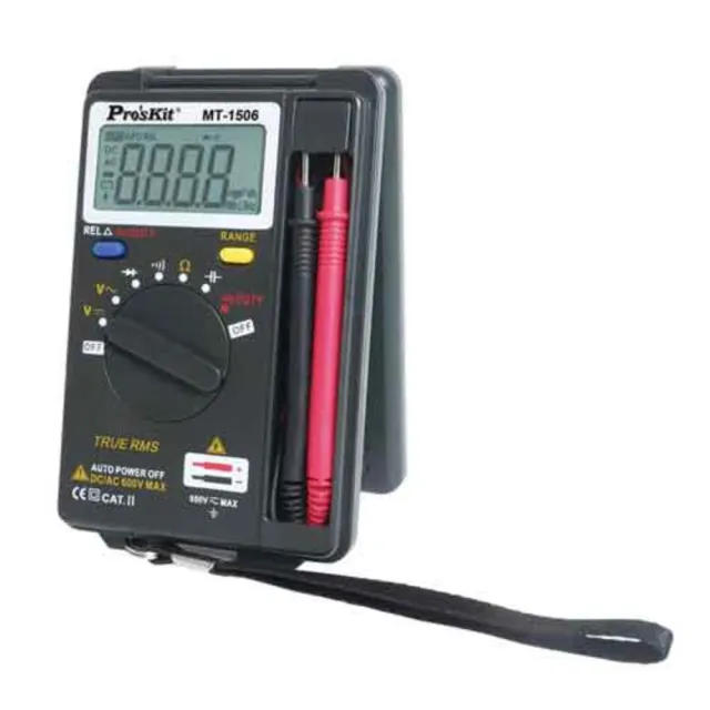 【Pro’sKit 寶工】ProsKit寶工 MT-1506 口袋型TRMS自動電錶(自動量程)