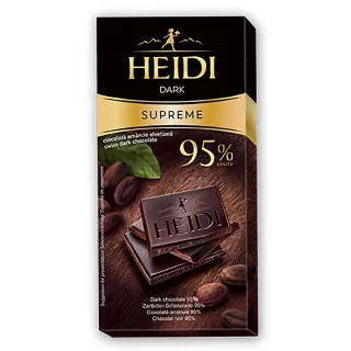 即期品【瑞士赫蒂HEIDI】95%黑巧克力50g