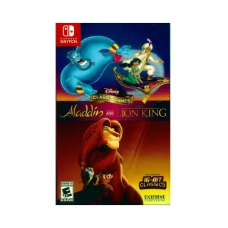 【Nintendo 任天堂】NS Switch 迪士尼經典遊戲：阿拉丁和獅子王 英日文美版(Disney Classic Games)