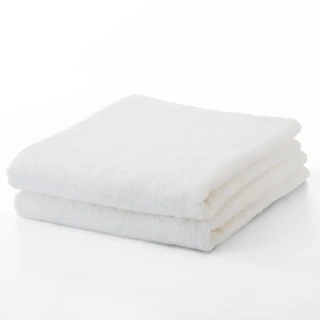【日本桃雪】日本製原裝進口居家毛巾超值兩件組(白色  鈴木太太公司貨)