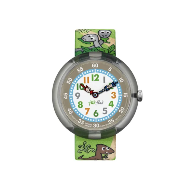 【Flik Flak】兒童錶 SAURUSES RETURN 手錶 瑞士錶 錶(31.85mm)