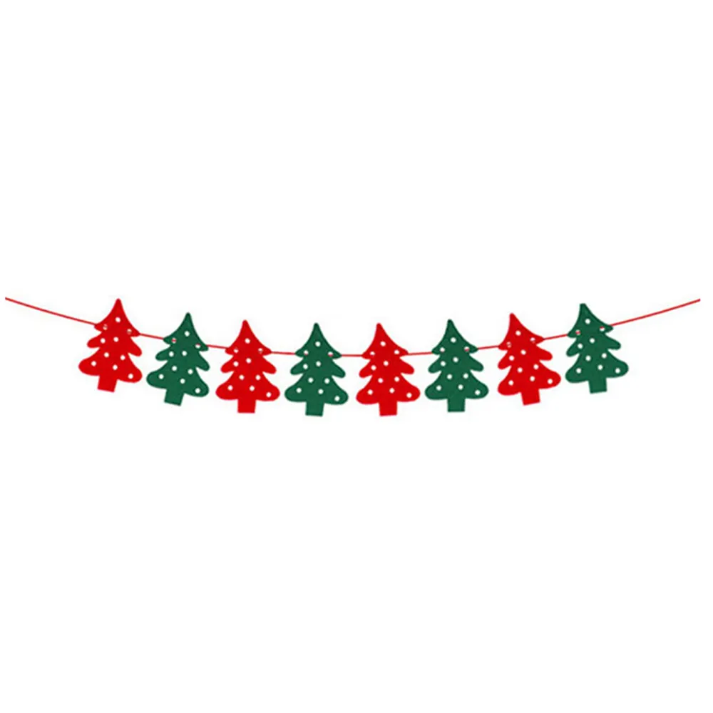 【BLS】聖誕毛氈布裝飾吊旗-聖誕樹(節慶派對/裝飾佈置/吊旗)