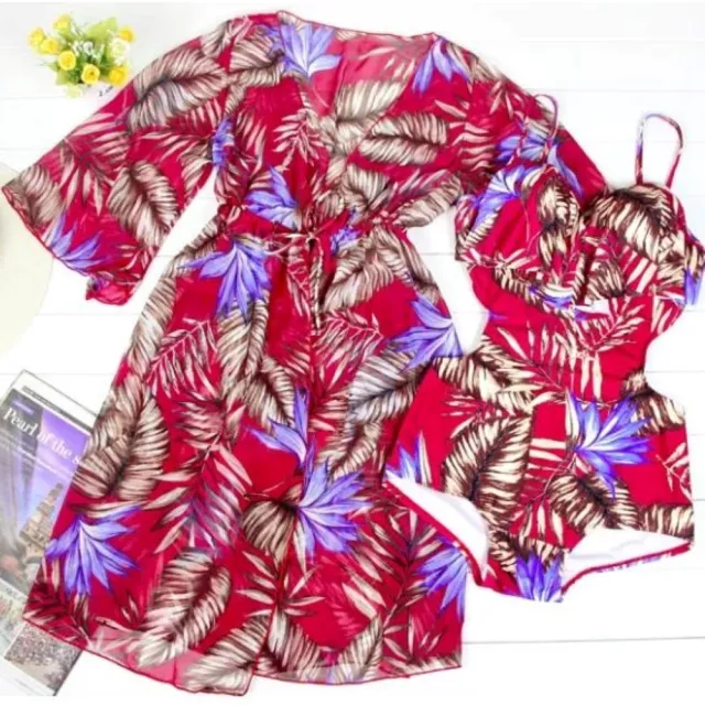 【SeasonsBikini】泳衣泳裝女款連身罩衫泳衣bikini-520(泳衣泳裝女款連身罩衫泳衣)
