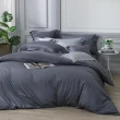 【Simple Living】天絲入棉素色四件式被套床包組 寧靜灰(雙人 福爾摩沙)