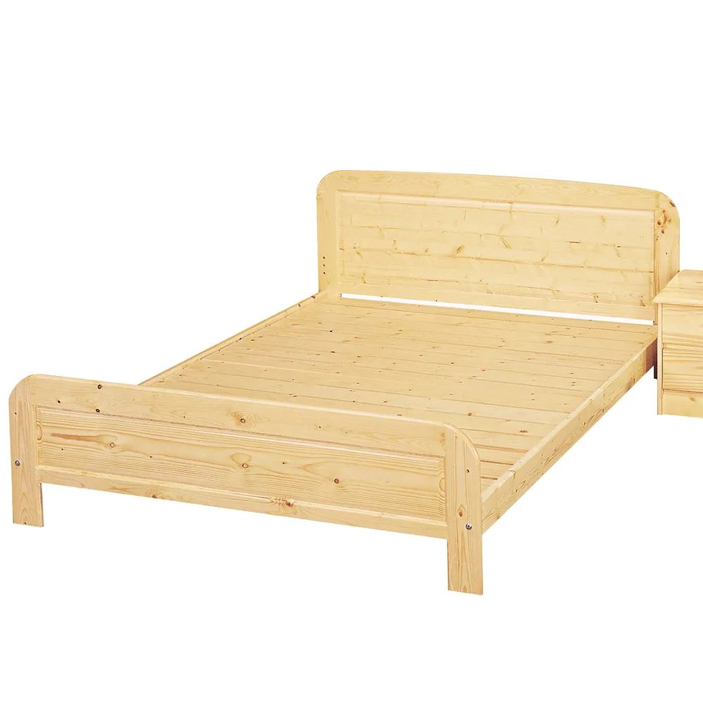 經典松木實木床架-實木床板(雙人5尺)