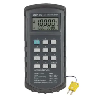 【CHY】高精度K/J型雙組輸入溫度計 CHY-502(溫度計)