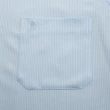 【ROBERTA 諾貝達】台灣製 吸濕速乾 商務條紋長袖襯衫(淺藍)