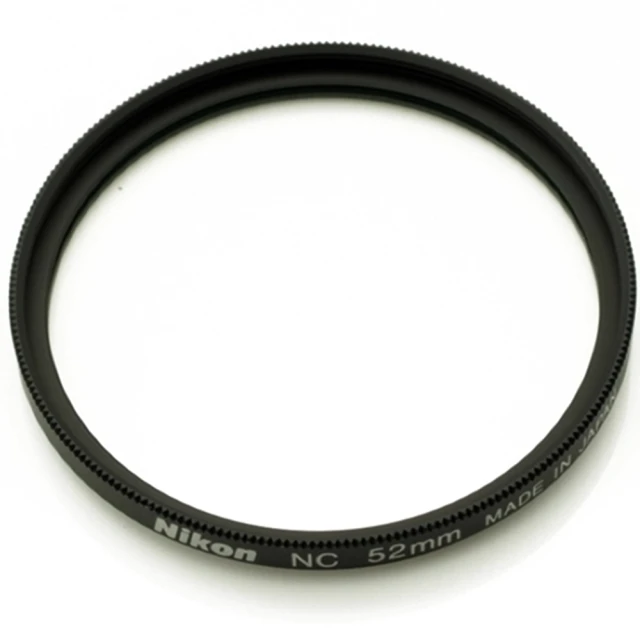 【Nikon尼康】原廠鏡頭濾鏡52mm保護鏡NC-52 Neutral Color Fiter(鏡頭保護鏡)